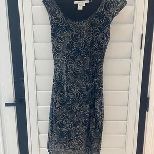 Black‎ and silver Studio M dress with a touch of glamour #glamour #dressy